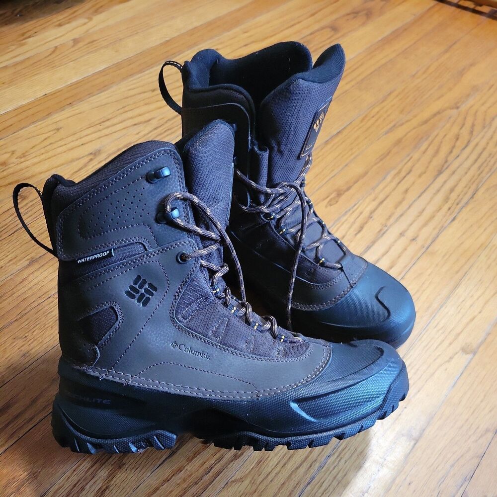 Columbia Bugaboot III Men’s Snowboots Techlite  US size 10.5 Black / brown - New